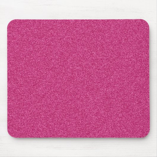 Schöner, gürtelrosa Glitzer-Hintergrund Mousepad (Vorne)