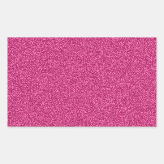 Schöner, gürtelrosa Glitzer-Hintergrund Rechteckiger Aufkleber (Vorderseite)