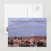 Schöner guter Morgen Los Angeles Postcard! Postkarte (Vorne/Hinten)