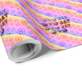 Schöner guter Tag RED PINK MANDALA Geschenkpapier (Rolleneckpunkt)