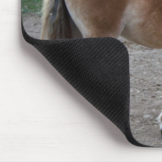 Schöner Haflinger Mousepad (Ecke)