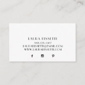 ★ schöner Hairstylist Visitenkarte (Rückseite)