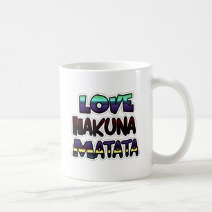 Schöner Hakuna Matata-Kunst Druck Kaffeetasse