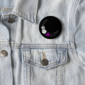 Schöner Halbmond subtiler asexueller Blume Button (Beispiel)