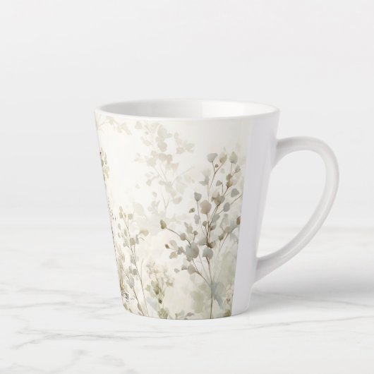 Schöner, handgemalter Indianervogel Milchtasse (Rechts)