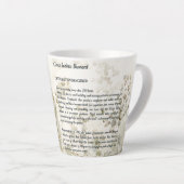 Schöner, handgemalter Indianervogel Milchtasse (Rechte Ecke)