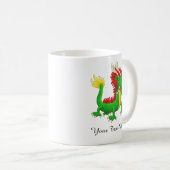 Schöner handgezeichneter chinesischer Drache Kaffeetasse (VorderseiteRechts)
