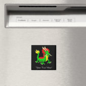 Schöner handgezeichneter chinesischer Drache Magnet (In Situ (Geschirrspüler))
