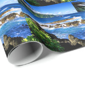 Schöner Hawaii Geschenkpapier (Rolleneckpunkt)