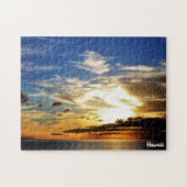 Schöner Hawaiian Sunset Puzzle (Horizontal)