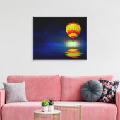 Schöner Heißluftballon Leinwanddruck (Insitu (Wohnzimmer))