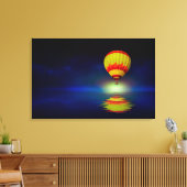 Schöner Heißluftballon Leinwanddruck (Insitu (Wohnzimmer))