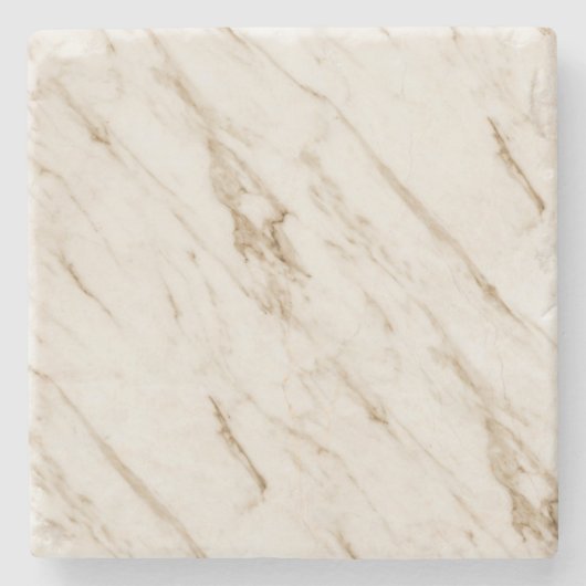 Schöner heller MarmorsteinUntersetzer Steinuntersetzer (Vorderseite)