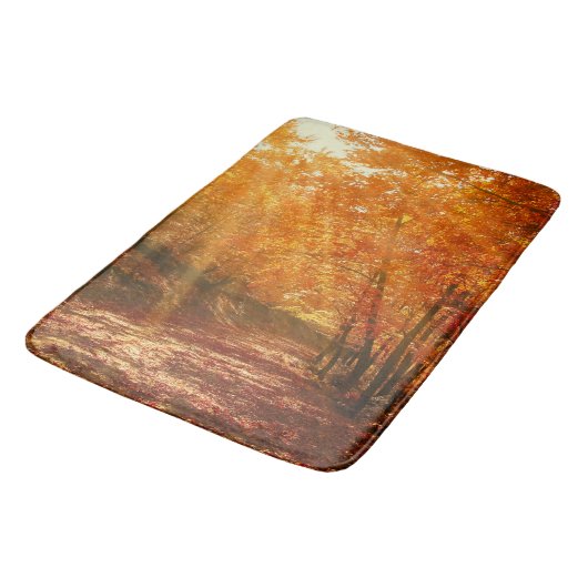 Schöner Herbst Badematte (Schrägansicht)