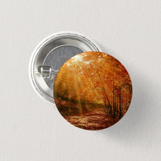 Schöner Herbst Button (Vorne & Hinten)