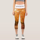Schöner Herbst Capri Leggings (Vorderseite)