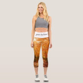 Schöner Herbst Capri Leggings (Vorderseite)