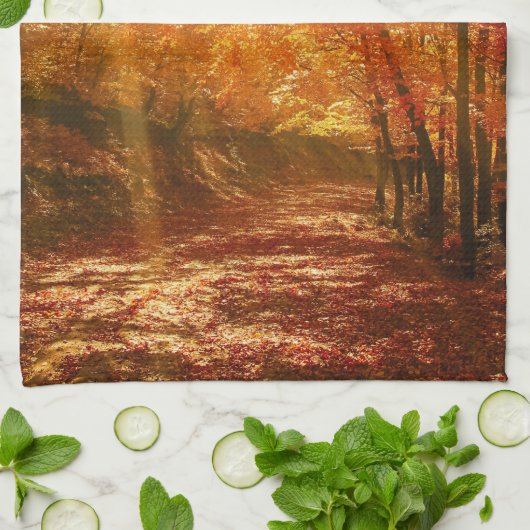 Schöner Herbst Geschirrtuch (Gefaltet)