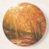 Schöner Herbst Getränkeuntersetzer (Vorne)