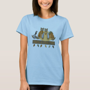 "Schöner Herbst" Herbst Teddy Bären Ladys Ringer T-Shirt