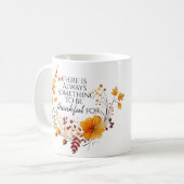 Schöner Herbst Kaffeetasse (Vorderseite Links)