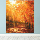 Schöner Herbst Leinwanddruck (Insitu (Holzboden))