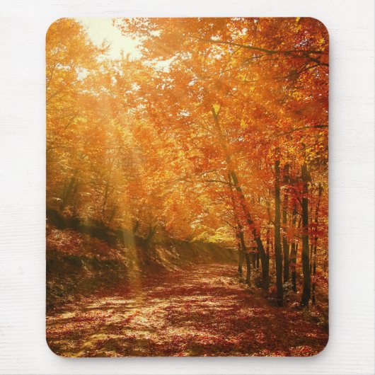 Schöner Herbst Mousepad (Vorne)