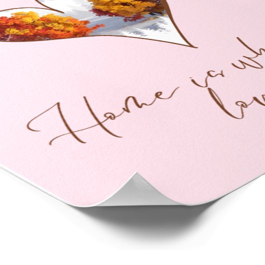 Schöner Herbst Poster (Ecke)