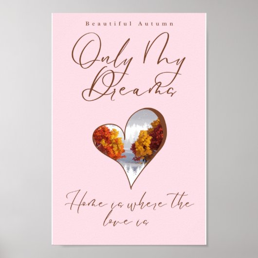 Schöner Herbst Poster (Vorne)