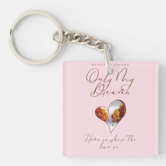 Schöner Herbst Schlüsselanhänger (Vorderseite)