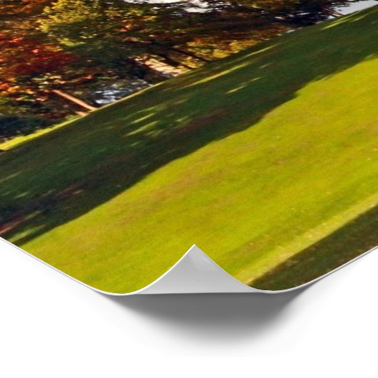 Schöner Herbst, Schottland Poster (Ecke)