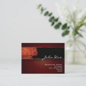 Schöner Herbst Visitenkarte (Stehend Vorderseite)