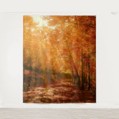 Schöner Herbst Wandteppich (Vorderseite)