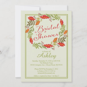 Schöner Herbstkraut-Polterabend Einladung