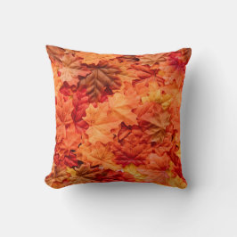 Schöner Herbstleaves Erntedank Kissen