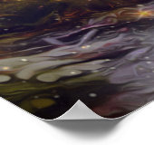 Schöner Herbstspazierweg Fantasy Art Forest Path Poster (Ecke)