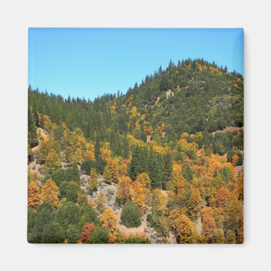 Schöner Herbsttag in den Bergen...... Magnet (Vorne)