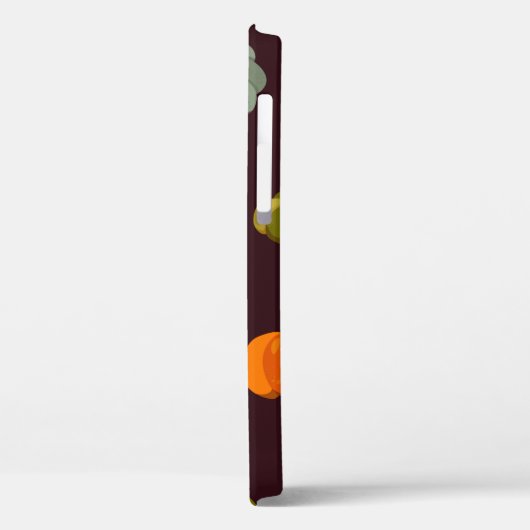 Schöner Herbstuntergrund mit bunten Kürbissen Case-Mate iPhone Hülle (Rückseite / Links)