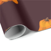 Schöner Herbstuntergrund mit bunten Kürbissen Geschenkpapier (Rolleneckpunkt)