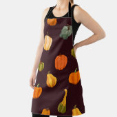 Schöner Herbstuntergrund mit bunten Kürbissen Schürze (InSitu)