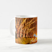 Schöner Herbstwald Kaffeetasse (Vorderseite Links)
