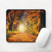 Schöner Herbstwald Mousepad (Mit Mouse)