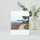 Schöner Himmel am Strand. Postkarte (Stehend Vorderseite)