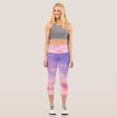 Schöner Himmel Capri Leggings (Vorderseite)