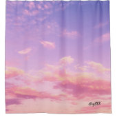 Schöner Himmel Duschvorhang (Vorderseite)