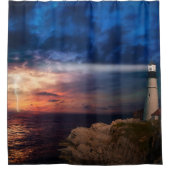 schöner Himmel Duschvorhang (Vorderseite)