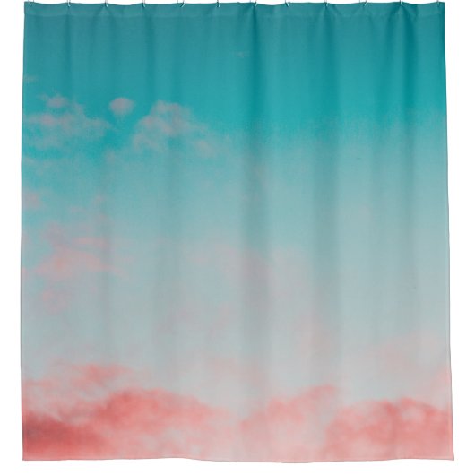 Schöner Himmel Duschvorhang (Vorderseite)