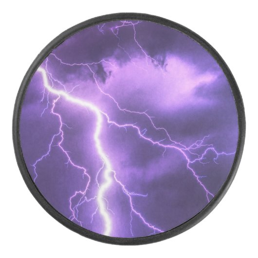 schöner Himmel Eishockey Puck (Vorderseite)