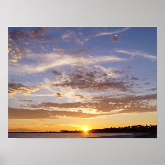 Schöner Himmel Floridas Poster (Vorne)