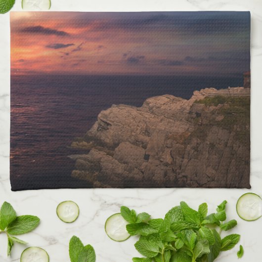 schöner Himmel Geschirrtuch (Gefaltet)